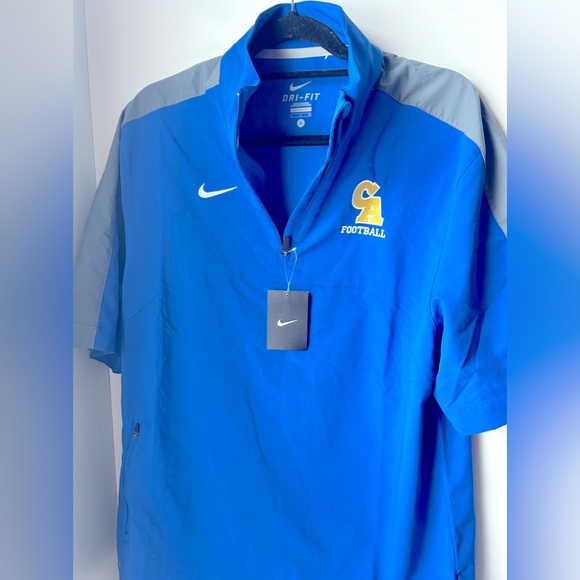 Nike Blue/Gray Dri-Fit Pullover/ NEW with Tags/ Size Men’s Small - Picture 1 of 9